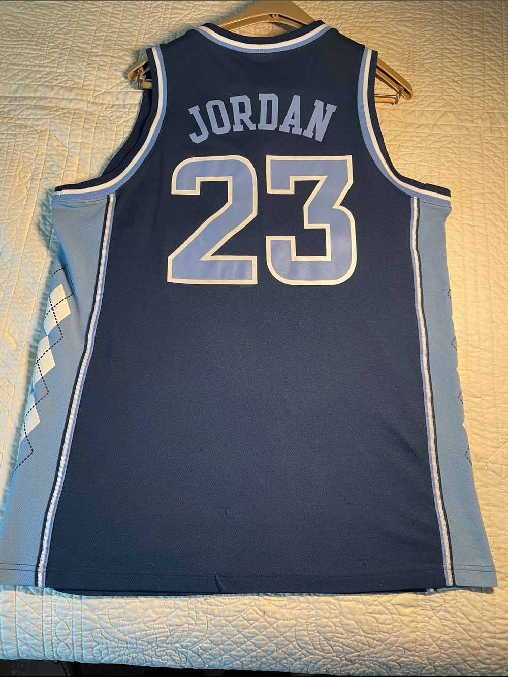 Nike North Carolina Basketball Jersey - Navy & Light Blue - Picture 6 of 12